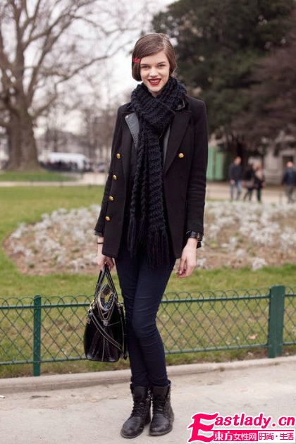 天生衣架子 國際超模街頭美腿賞析