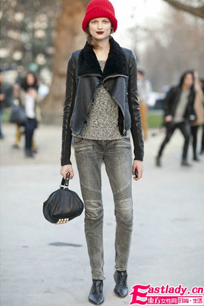 天生衣架子 國際超模街頭美腿賞析