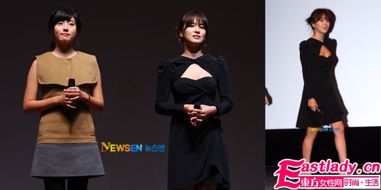 連身衣or大氈帽 宋慧喬釜山時(shí)尚著裝秀