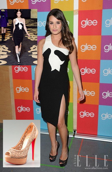 好萊塢影后示范T臺單品