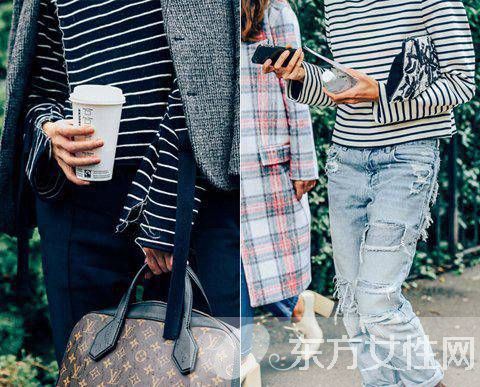 萬能百搭的條紋衫 這樣穿超級(jí)顯瘦