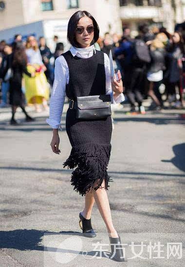 襯衫裙的N種時(shí)髦搭配 不止顯瘦那么簡(jiǎn)單