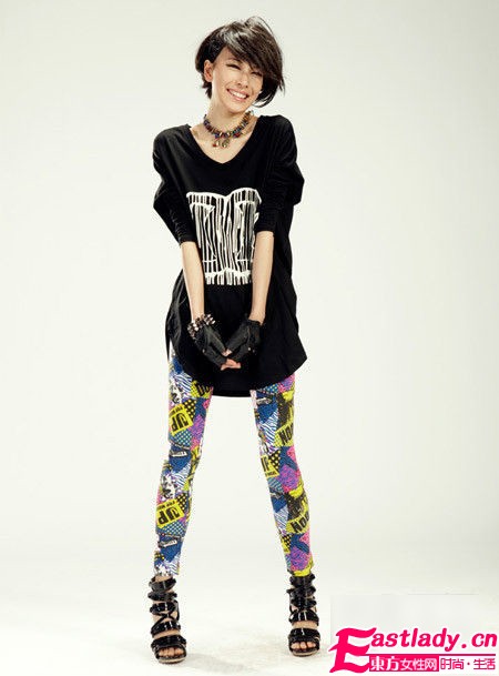 超炫色彩leggings 百變魔女的百變美麗