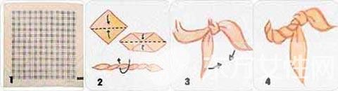 7大絲巾圍法圖解 讓你一周不重樣