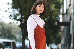 秋冬季節(jié)一件高領(lǐng)毛衣竟有這么多種穿法