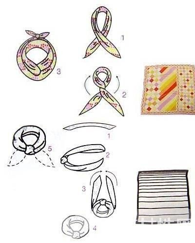 5種時(shí)尚方巾的系法 讓你盡情凹造型