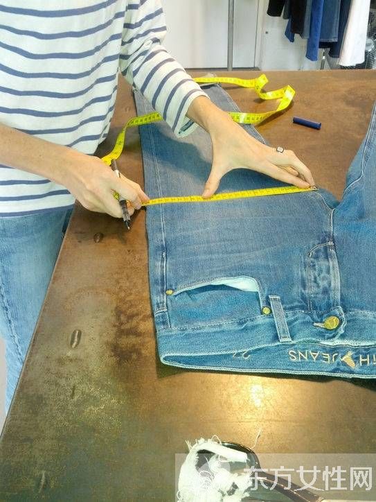4步驟教你diy牛仔褲 打造潮流時尚短褲