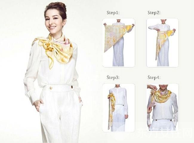 三角圍巾的圍法有哪些 6招圍出時尚感