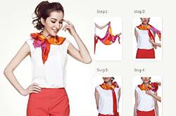 三角圍巾的圍法有哪些 6招圍出時(shí)尚感