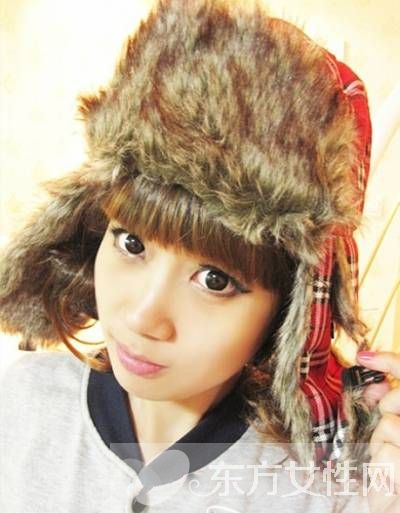 時(shí)尚皮草毛線雷鋒帽 御寒簡(jiǎn)潔又不失可愛