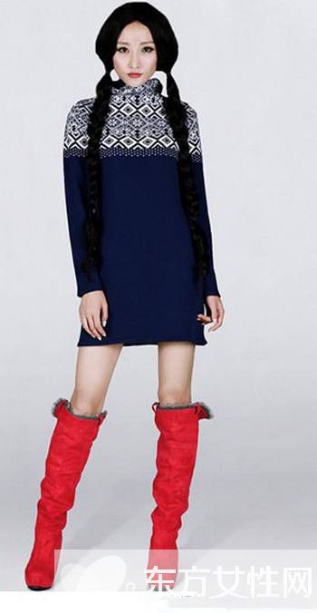 平跟高筒靴與坡跟高筒靴搭配 凸顯你的優(yōu)雅腿部曲線