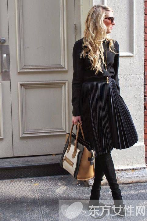 高跟皮靴穿搭術 5種穿搭法教你穿出時髦范兒