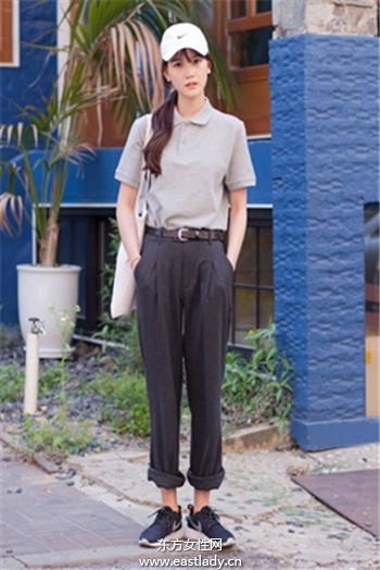 鴨舌帽該怎么戴 看韓妞們都怎么駕馭壓舌帽吧