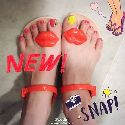 超萌 夏日必備可愛(ài)唇形涼鞋