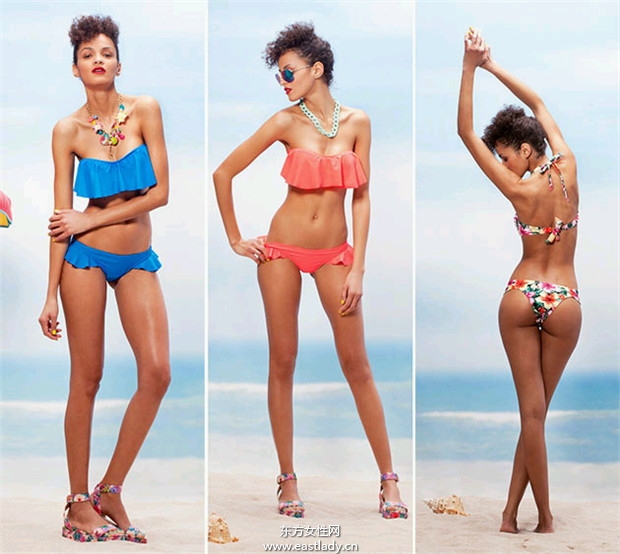 Bershka 2014夏季泳裝系列