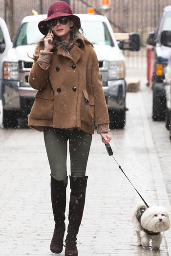 過膝長靴唱主角看明星們?nèi)绾未┐? height=