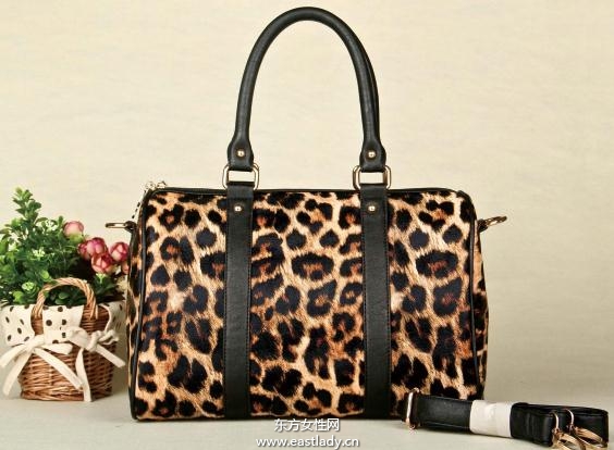 豹紋圖案編織包將時尚進行到底