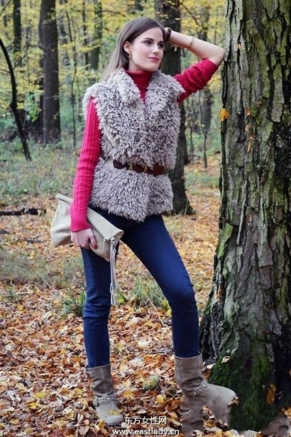 腰帶搭配立馬穿出小蠻腰