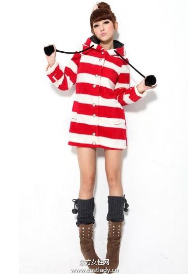 春裝搭配條紋裝是不錯的選擇