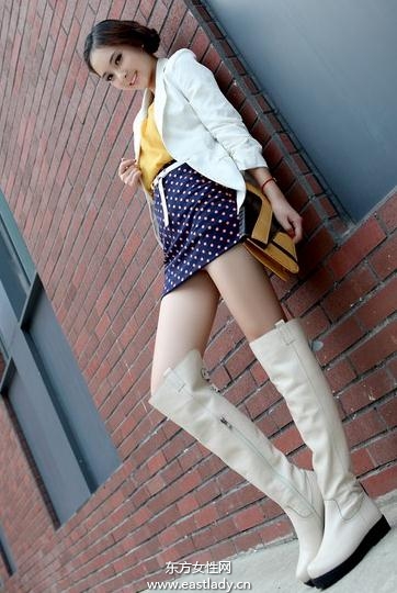 2013新款過膝長靴讓小腿看起來更長