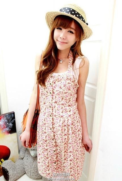 明媚感十足碎花裙提升好感度