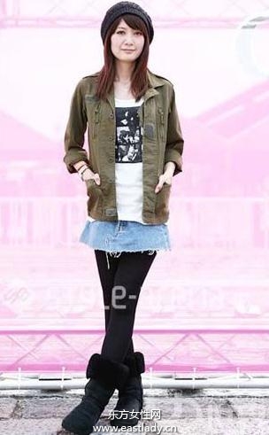 貝雷帽將時尚表現(xiàn)得淋漓盡致