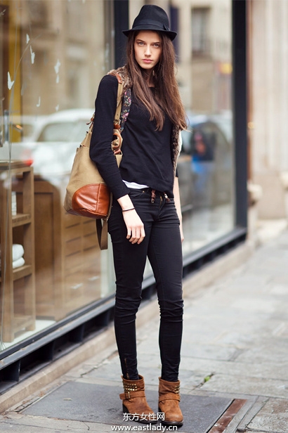 小禮帽打造春日帥氣英倫范