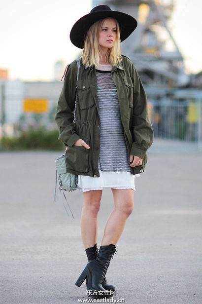 小禮帽打造春日帥氣英倫范