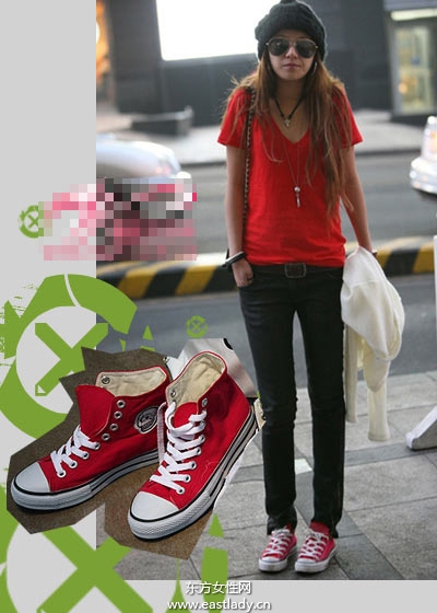 時尚休閑帆布鞋穿出靈動和自然