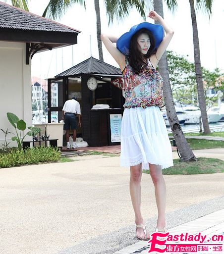 時尚復古遮陽帽夏日里的柔情似水