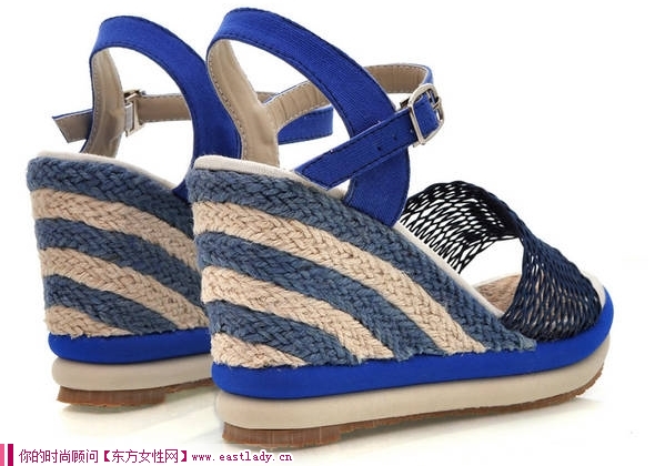 細(xì)節(jié)決定美-2012新款草編皮帶扣露趾涼鞋