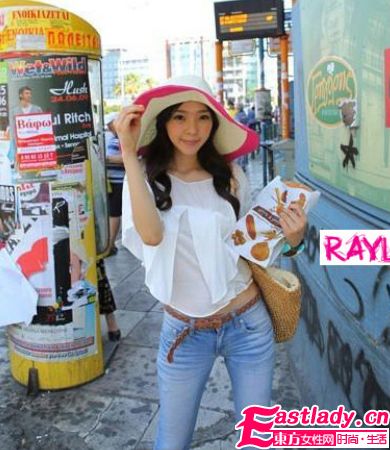 時尚復古遮陽帽夏日里的柔情似水