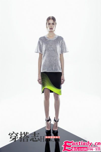 Dion Lee 2013早春--看 裙子上會 動"的線條