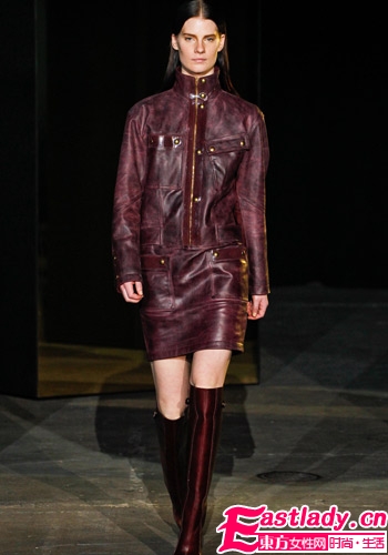2012紐約秋冬時裝周 皮革是本季重點元素
