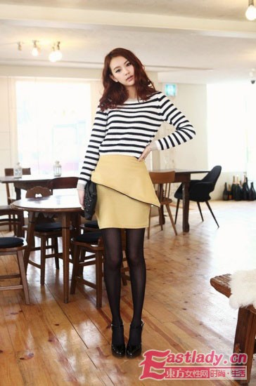 照著穿氣質(zhì)升級 條紋衫早春大放異彩