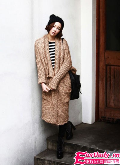 復古棒針毛衣 復古風穿出無限潮味