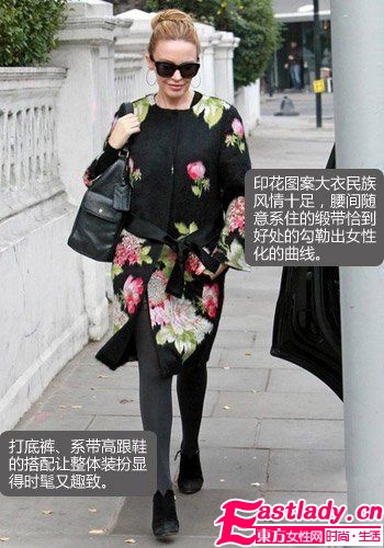 5款及膝呢子大衣 女星教你穿出別樣美感