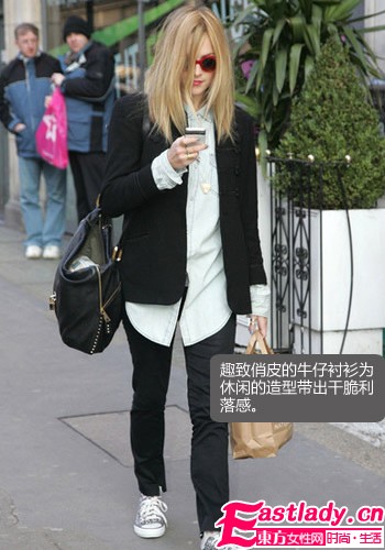 明星示范早春服飾百搭