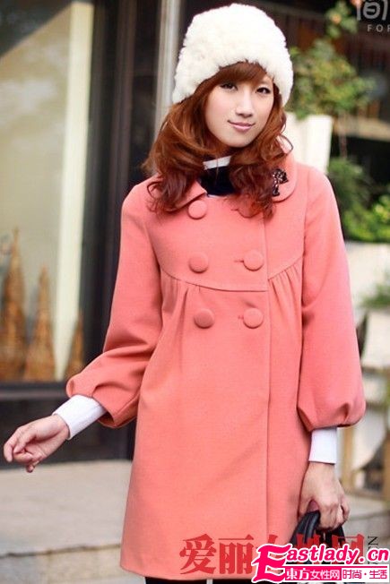 7款糖果色呢大衣 幸福甜蜜過(guò)暖冬