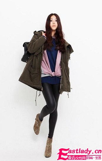 冬季酷女出街 帥氣短靴潮范搭