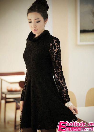 華麗麗連衣裙 打造OL迷人年會裝