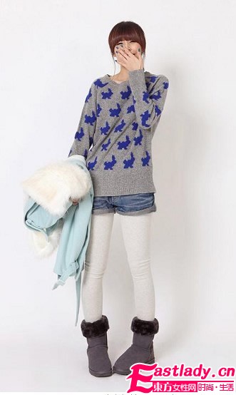 冬季柔美女人味打底毛衫好感度100%