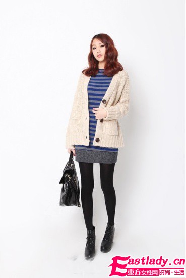 溫暖開襟針織衫 過(guò)節(jié)見(jiàn)長(zhǎng)輩最合適