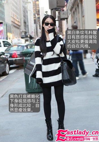 簡單時髦毛衣裙 冬季告別小粗腿