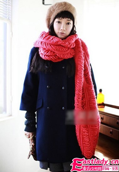 修身呢子大衣保暖時髦顯身材