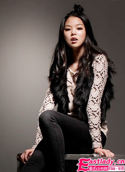 冬季甜美加倍 就將蕾絲作內(nèi)搭