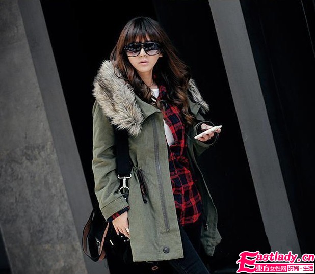 韓版過腰棉外套 秀出冬季曼妙好身材