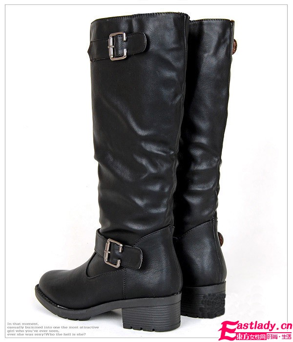 冬季拉風(fēng)朋克靴 時(shí)尚MM最愛穿
