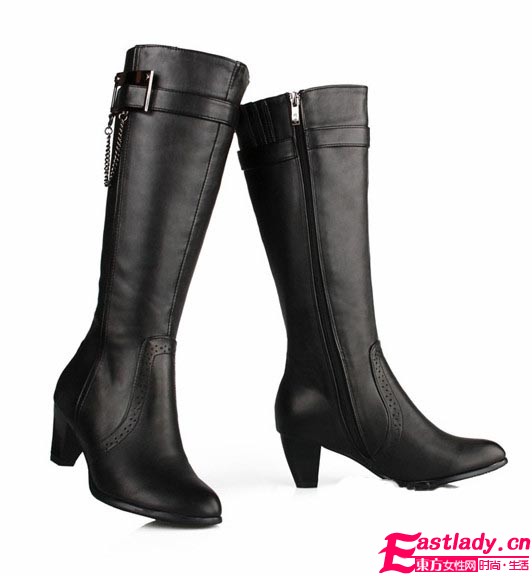 寒冬秀出名媛范 必備過膝長靴顯美腿