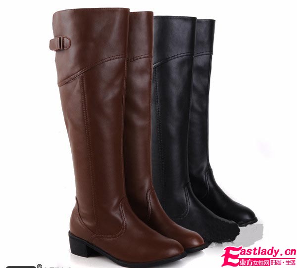 寒冬秀出名媛范 必備過(guò)膝長(zhǎng)靴顯美腿